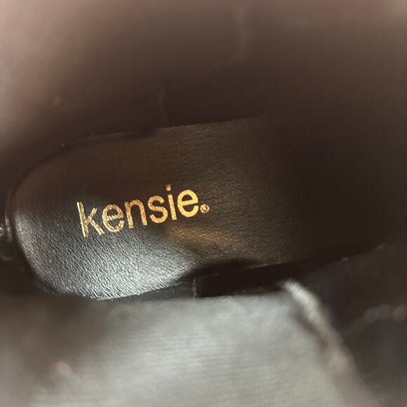 Kensie Women's Sandor Black Suede Ankle Boots Size 9 - Picture 7 of 9